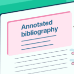 how to write and annotated bibliography