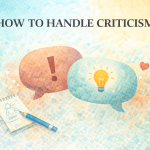 how to handle criticism