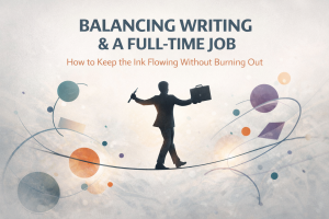 balance writing with a full-time job