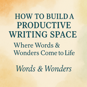 productive writing space