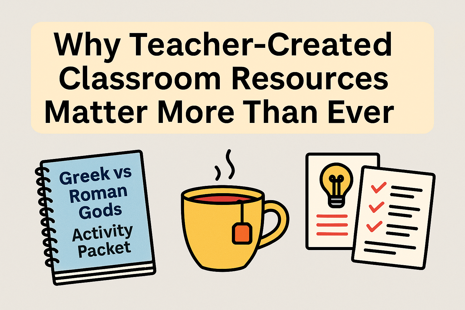 teacher-created classroom resources Matter More Than Ever