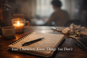 your characters know things you don't