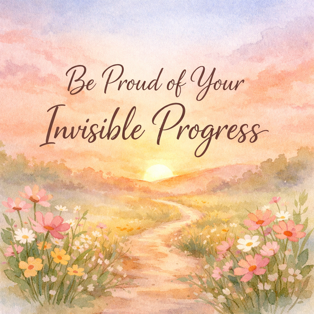 You’re Allowed to Be Proud of Progress That No One Sees