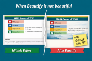 Google Slides Beautify problems