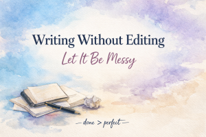 writing without editing