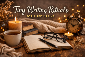 Tiny Writing Rituals for Tired Brains