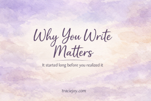 why you write