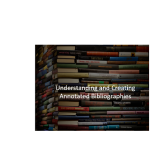 annotated bibliographies