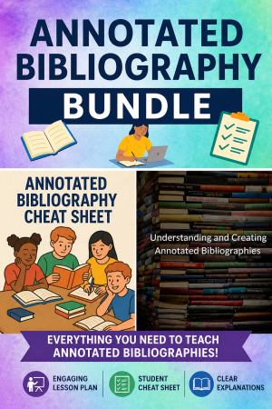 Annotated Bibliography Bundle