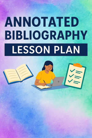 annotated bibliography lesson plan
