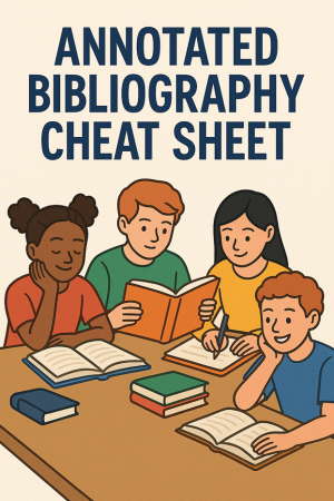 annotated bibliography cheat sheet