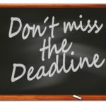 deadlines