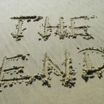 typing the end