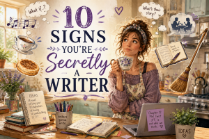 signs you're a writer writer's brain