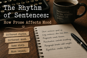 sentence rhythm, mood